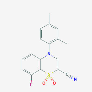 N-(3-ethoxybenzyl)-2-{5-[(3-methylphenyl)amino]-1,3,4-thiadiazol-2-yl}acetamide