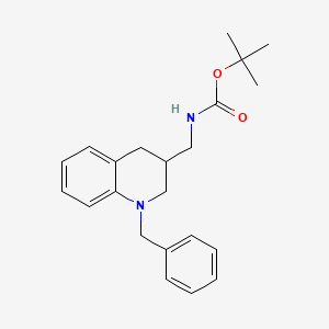 tert-Butyl N-[(1-benzyl-1,2,3,4-tetrahydroquinolin-3-yl)methyl]carbamate