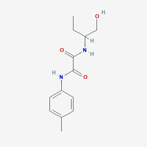 molecular formula C13H18N2O3 B2877929 N-[1-(Hydroxymethyl)propyl]-N'-(4-methylphenyl)ethanediamide CAS No. 701927-51-7