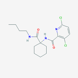 N-[1-(butylcarbamoyl)cyclohexyl]-3,6-dichloropyridine-2-carboxamide