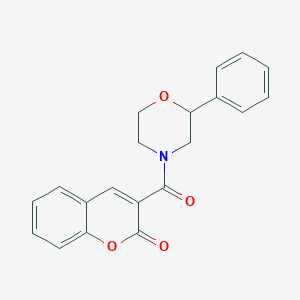3-(2-phenylmorpholine-4-carbonyl)-2H-chromen-2-one