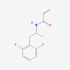 N-[1-(2,6-difluorophenyl)propan-2-yl]prop-2-enamide