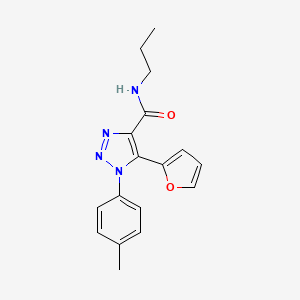 5-(furan-2-yl)-N-propyl-1-(p-tolyl)-1H-1,2,3-triazole-4-carboxamide