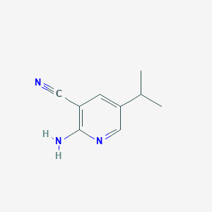3-Pyridinecarbonitrile, 2-amino-5-(1-methylethyl)-
