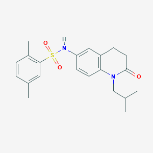 N-(1-isobutyl-2-oxo-1,2,3,4-tetrahydro-6-quinolinyl)-2,5-dimethyl-1-benzenesulfonamide
