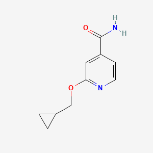 2-(Cyclopropylmethoxy)isonicotinamide
