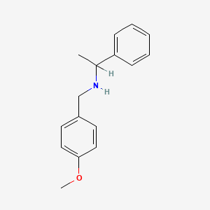 molecular formula C16H19NO B2878006 N-(4-methoxybenzyl)-1-phenylethanamine CAS No. 356537-04-7