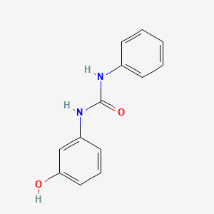 molecular formula C13H12N2O2 B2878009 3-(3-Hydroxyphenyl)-1-phenylurea CAS No. 13142-80-8