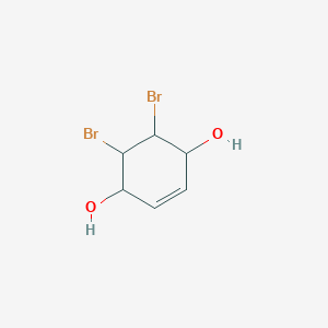 molecular formula C6H8Br2O2 B2878012 5,6-Dibromo-2-cyclohexene-1,4-diol CAS No. 317821-92-4