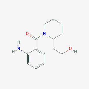 2-[1-(2-Aminobenzoyl)piperidin-2-yl]ethan-1-ol