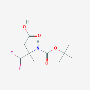 3-Boc-amino-4,4-difluoro-3-methylbutanoic acid