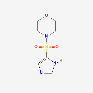 molecular formula C7H11N3O3S B2878050 4-(1H-imidazole-4-sulfonyl)morpholine CAS No. 58768-28-8