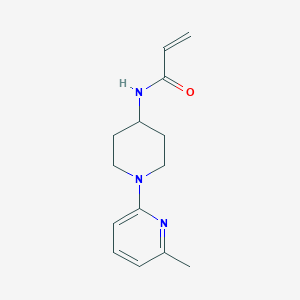 molecular formula C14H19N3O B2878109 N-[1-(6-Methylpyridin-2-yl)piperidin-4-yl]prop-2-enamide CAS No. 2194450-48-9