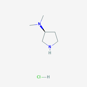 B2878116 (S)-N,N-Dimethylpyrrolidin-3-amine hydrochloride CAS No. 1360085-30-8; 144043-20-9