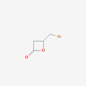 molecular formula C4H5BrO2 B2878159 4-(Bromomethyl)oxetan-2-one CAS No. 33282-42-7