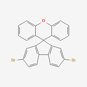molecular formula C25H14Br2O B2878167 2,7-Dibromospiro[fluorene-9,9'-xanthene] CAS No. 198142-65-3