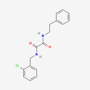 molecular formula C17H17ClN2O2 B2878184 N1-(2-chlorobenzyl)-N2-phenethyloxalamide CAS No. 904219-31-4
