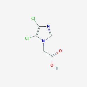 molecular formula C5H4Cl2N2O2 B2878186 (4,5-Dichloro-1H-imidazol-1-yl)acetic acid CAS No. 474542-82-0