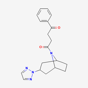 1-((1R,5S)-3-(2H-1,2,3-triazol-2-yl)-8-azabicyclo[3.2.1]octan-8-yl)-4-phenylbutane-1,4-dione