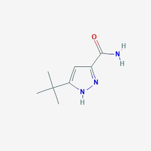 5-tert-butyl-1H-pyrazole-3-carboxamide