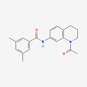 N-(1-acetyl-3,4-dihydro-2H-quinolin-7-yl)-3,5-dimethylbenzamide