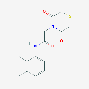 N-(2,3-dimethylphenyl)-2-(3,5-dioxothiomorpholin-4-yl)acetamide
