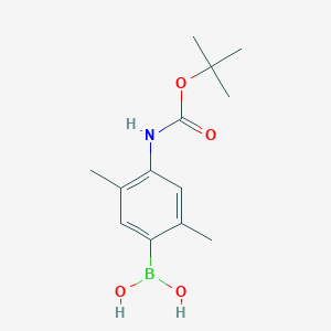 molecular formula C13H20BNO4 B2878234 (4-BOC-Amino)-2,5-dimethylphenylboronic acid CAS No. 2096329-63-2