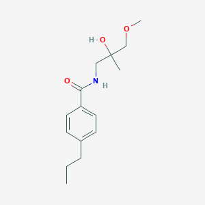 N-(2-hydroxy-3-methoxy-2-methylpropyl)-4-propylbenzamide
