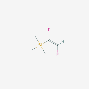 molecular formula C5H10F2Si B2878478 (Z)-(1,2-Difluorovinyl)trimethylsilane CAS No. 17757-16-3
