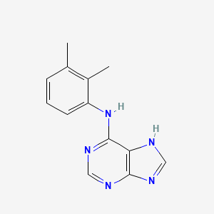 molecular formula C13H13N5 B2878569 N-(2,3-dimethylphenyl)-9H-purin-6-amine CAS No. 525608-12-2
