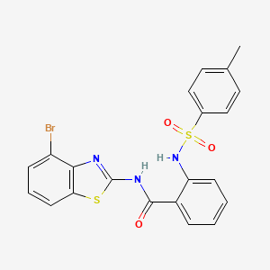 N-(4-bromo-1,3-benzothiazol-2-yl)-2-(4-methylbenzenesulfonamido)benzamide