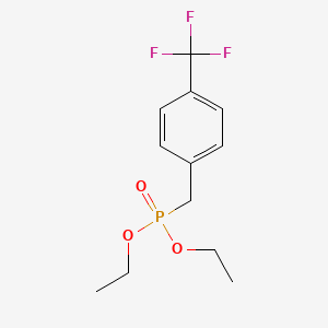 molecular formula C12H16F3O3P B2878744 Diethyl 4-(trifluoromethyl)benzylphosphonate CAS No. 99578-68-4