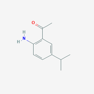 molecular formula C11H15NO B2878761 1-(2-Amino-5-isopropylphenyl)ethanone CAS No. 126272-90-0