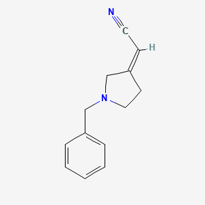 2-(1-Benzylpyrrolidin-3-ylidene)acetonitrile