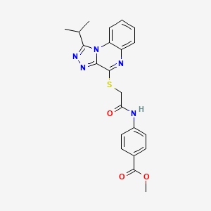 Methyl 4-({[(1-isopropyl[1,2,4]triazolo[4,3-a]quinoxalin-4-yl)thio]acetyl}amino)benzoate