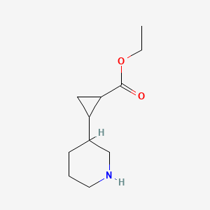 Ethyl 2-piperidin-3-ylcyclopropane-1-carboxylate