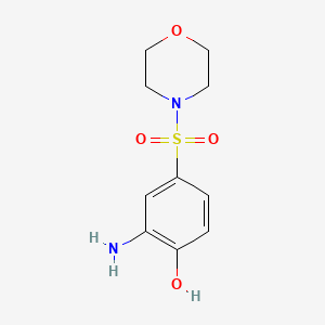2-Amino-4-(morpholine-4-sulfonyl)phenol
