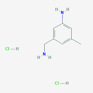 3-(Aminomethyl)-5-methylaniline dihydrochloride