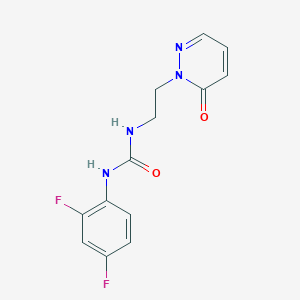 1-(2,4-difluorophenyl)-3-(2-(6-oxopyridazin-1(6H)-yl)ethyl)urea