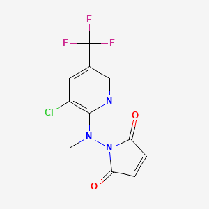 1-[[3-chloro-5-(trifluoromethyl)-2-pyridinyl](methyl)amino]-1H-pyrrole-2,5-dione