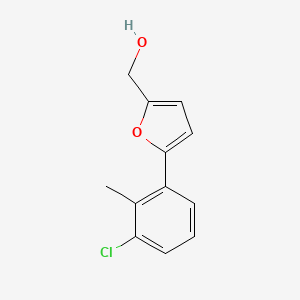 [5-(3-Chloro-2-methylphenyl)furan-2-yl]methanol