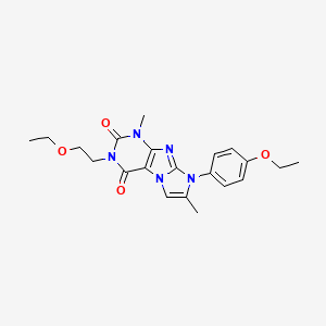 3-(2-ethoxyethyl)-8-(4-ethoxyphenyl)-1,7-dimethyl-1H-imidazo[2,1-f]purine-2,4(3H,8H)-dione