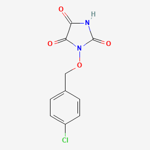 1-[(4-chlorobenzyl)oxy]-1H-imidazole-2,4,5(3H)-trione