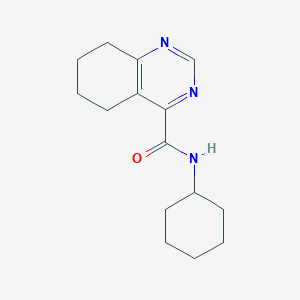 molecular formula C15H21N3O B2878846 N-Cyclohexyl-5,6,7,8-tetrahydroquinazoline-4-carboxamide CAS No. 2415502-03-1