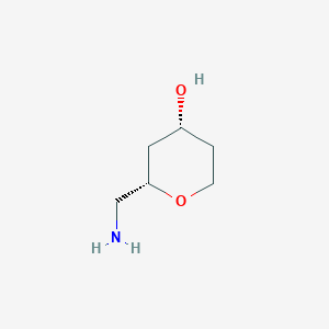 (2S,4R)-2-(Aminomethyl)oxan-4-ol