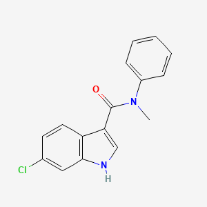 6-Chloro-N-methyl-N-phenyl-1H-indole-3-carboxamide