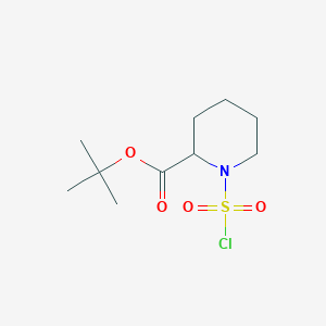 tert-Butyl 1-(chlorosulfonyl)piperidine-2-carboxylate