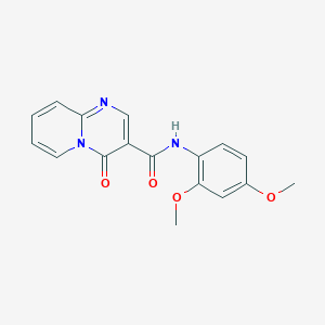 molecular formula C17H15N3O4 B2879090 N-(2,4-dimethoxyphenyl)-4-oxo-4H-pyrido[1,2-a]pyrimidine-3-carboxamide CAS No. 847411-30-7
