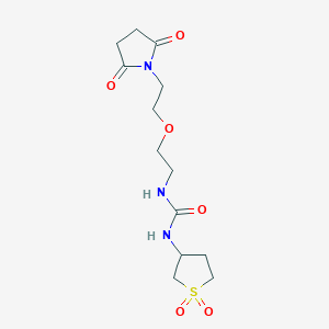 1-[2-[2-(2,5-Dioxopyrrolidin-1-yl)ethoxy]ethyl]-3-(1,1-dioxothiolan-3-yl)urea