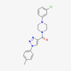 N-(2-chlorobenzyl)-2-methyl-5-(2-methyl-1,3-thiazol-4-yl)thiophene-3-sulfonamide
